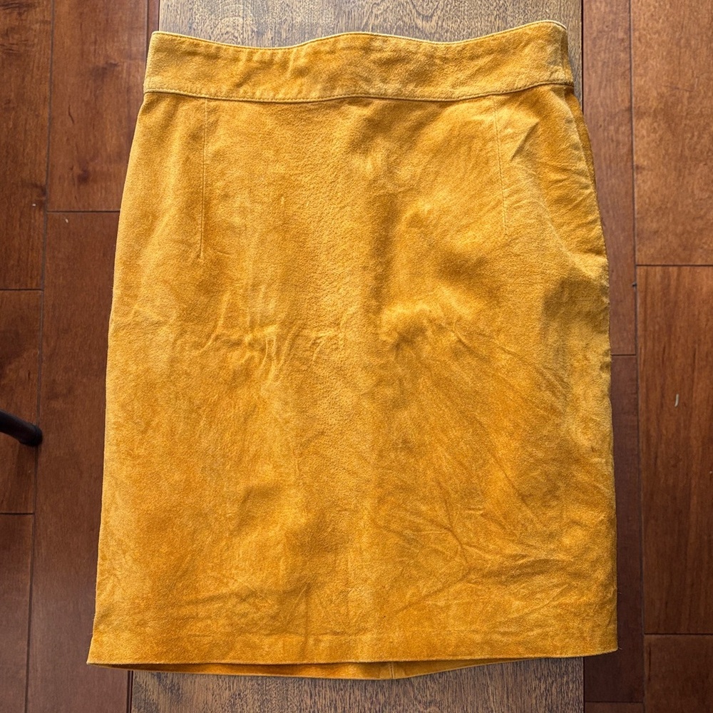 Vera Pelle Suede Mini Skirt
